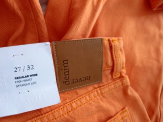Vaqueros Never Denim Naranja