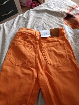 Vaqueros Never Denim Naranja