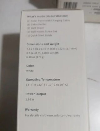 Cámara Arlo Exterior + Panel Solar