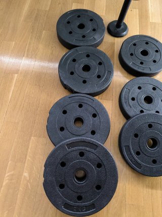 Pesa Rusa Ajustable con Discos