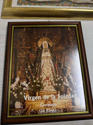 Cuadro Virgen de la Soledad Cornago
