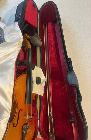 2 Violines 1/4 con Estuche, Arcos, colofonia