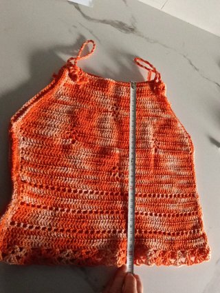 Top de ganchillo talla única
