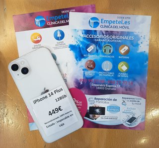 iPhone 14 Plus 128GB Blanco Reacondicionado