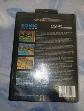 Scatola Sonic Mega Drive (Solo Scatola)