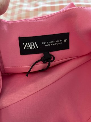 Vestido largo Zara rosa