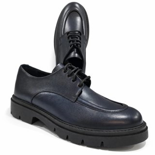Scarpe uomo classiche eleganti blu derby