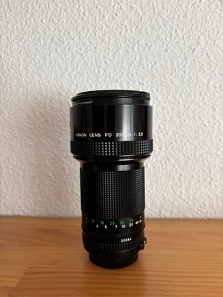 Objetivo Canon FD 200mm 1:2.8