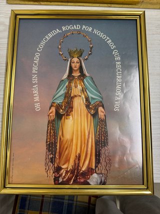 Cuadro Virgen María Oración