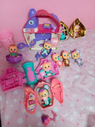 Lote Bebés Llorones con accesorios