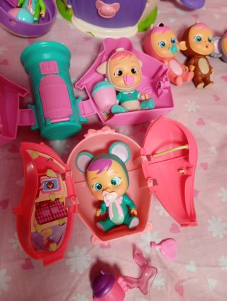 Lote Bebés Llorones con accesorios
