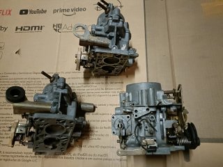 Lote 4 Carburadores Solex para piezas