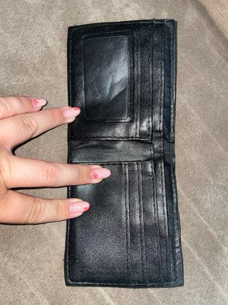 Portafoglio nero da uomo