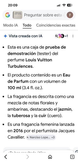 Louis Vuitton Turbulences 100ml