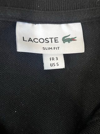 Polo Lacoste Negro