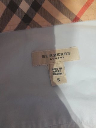 Camicia Burberry Uomo Azzurra