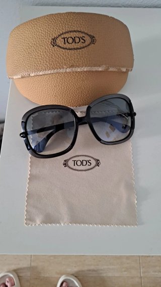 Gafas TOD'S Vintage Carey Gris Negro
