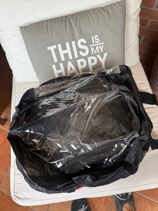Mochila imantada para moto,