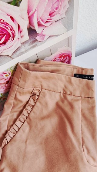 Pantalón vestir rosa talla S