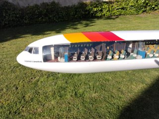 Maqueta Avión Iberia Costas Canarias EC-DHZ