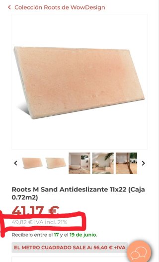 Pavimento Roots L Sand WoW Design