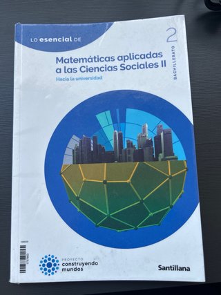 Matemáticas aplicadas a las Ciencias Sociales II