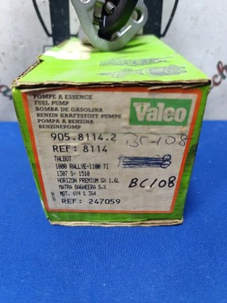 Bomba de gasolina Valeo Simca 1000