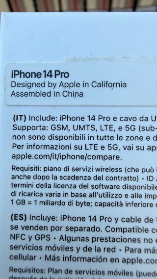 iPhone 14 Pro 128GB Negro