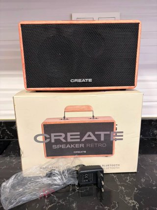 Altavoz Bluetooth CREATE Retro Madera