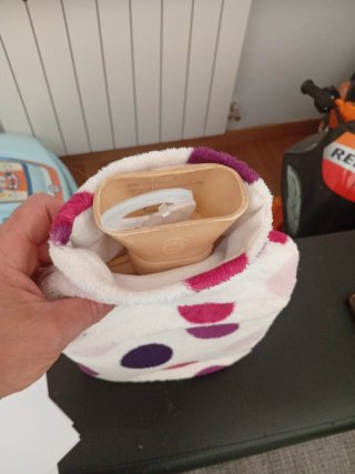 Bolsa de agua caliente de forro polar