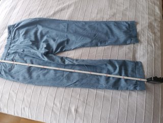 Pantalón de pinzas azul