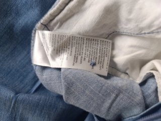 Pantalón de pinzas azul