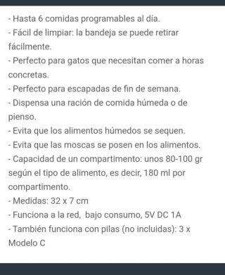 Dispensador comida húmeda Zolia