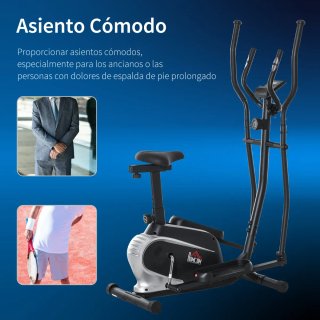 Bicicleta Elíptica Magnética Ajustable