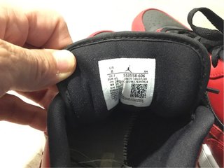 Zapatillas Nike Jordan Talla 41 Rojas y Negras