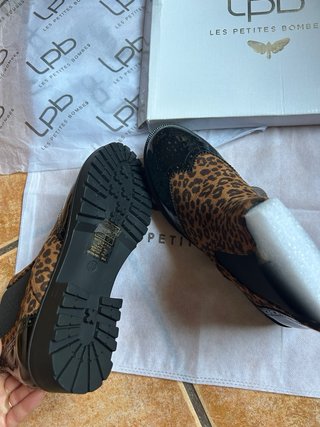 Stivali Les Petites Bombes con stampa leopardata