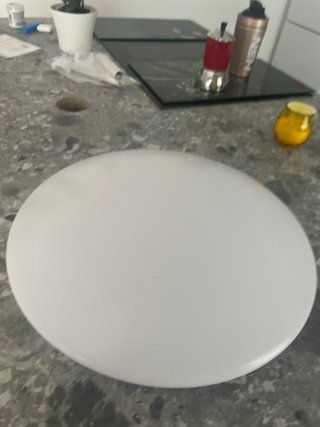 Lampara de techo blanca
