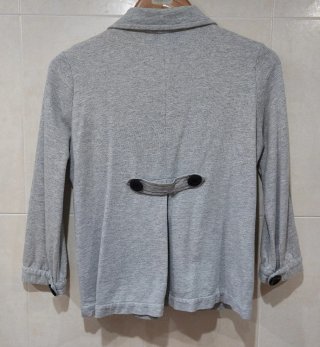 Chaqueta Stradivarius Gris Talla L