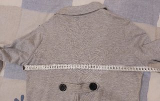 Chaqueta Stradivarius Gris Talla L