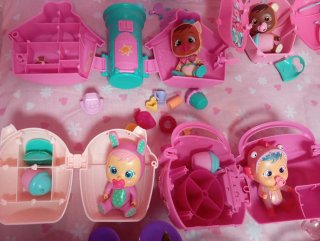 Lote Bebés Llorones con Casitas variado