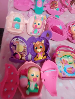 Lote Bebés Llorones con Casitas variado