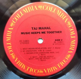 LP 1975 🇺🇸 TAJ MAHAL - MUSIC KEEPS ME TOGETHER
