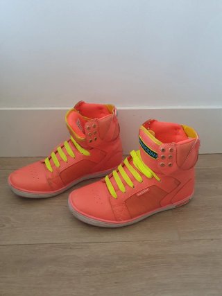 Zapatillas Mangostan Naranja y Rosa