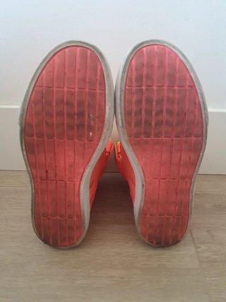 Zapatillas Mangostan Naranja y Rosa