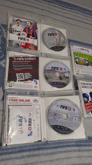 Lote 6 juegos FIFA - PS3