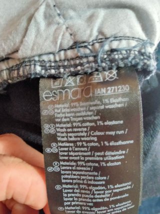 Pantalón vaquero mujer elástico desgastado