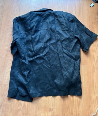 Conjunto Lino Negro Zara Hombre Talla M