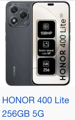 HONOR 400 Lite 256GB 5G Gris