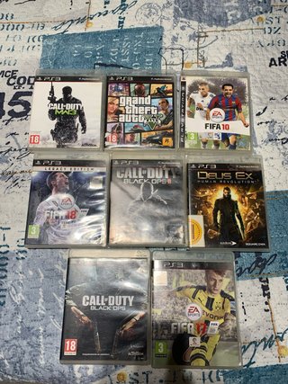 Lote Juegos PS3: Call of Duty, GTA V, FIFA