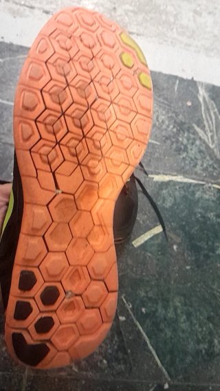 Zapatilla Deportiva Nike Mujer Negra Naranja